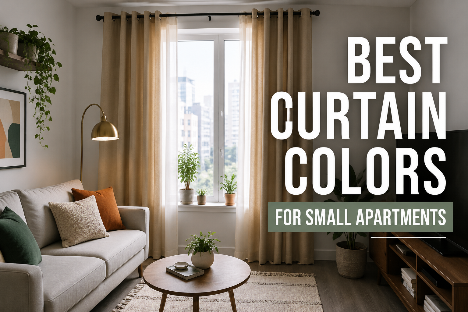 Best Curtain Colors for Small Apartments